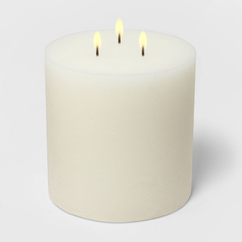 Pillar Candle Soft Cotton White - Threshold™, 2 of 7