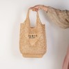 FATMOON Straw Mesh Tote Bag for Women Mesh Hollow Woven Beach Bag Large Travel Shoulder Handbags Hobo Bag - 4 of 4