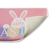 Stupell Industries Happy Easter Bright Eggs Printed Plush Bath Mat And Bath Rug, Design By Marcus Prime, 18"X30" - 2 of 4