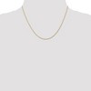 Black Bow Jewelry 1.15mm, 14k Yellow Gold, Cable Rope Chain Necklace - 2 of 4