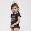 The Juniper Shop Mama's Snuggle Bunny Baby Flutter Sleeve Bodysuit - 2 of 2
