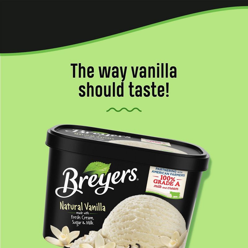 Breyers Homemade Vanilla Ice Cream - 48oz, 4 of 9