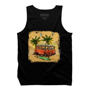 Men's Design By Humans This Is My Summer Mood By devicon69studio Tank Top - 1 of 2