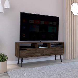 NicBex TV Stand Modern Entertainment Center with 2 Flexible Drawers Media Console with Open Shelves for Living Room - 1 of 4