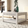 Galano Japtur Coffee Table With Drawer - Dusty Grey Oak - 2 of 4