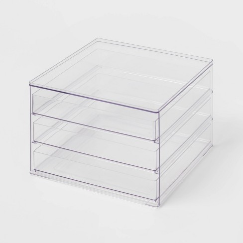 All Purpose 3 Drawer Storage Clear - Brightroom™ in 2023