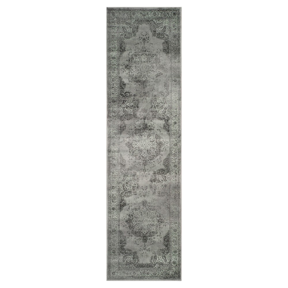 2'2inx8' Runner Luca Vintage Gray/Multi - Safavieh