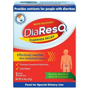 DiaResQ - Rapid Recovery Diarrhea Relief, Vanilla Flavor, 0.25 Oz, 3 Count - 1 of 3