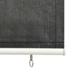 Aghana Digitals HDPE Outdoor Roller Blind 31.5"x55.1" Anthracite - UV Blocking, Airflow, Privacy - 4 of 4