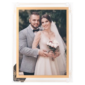 REGALWOVEN Glass Lightweight Family Wedding Picture Frame - 1 of 4