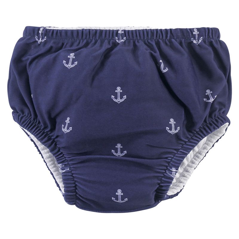 Hudson Baby Infant and Toddler Unisex Swim Diapers, Blue Gray Shark, 5 of 6