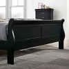 Sapphtopaz Bed Frame Solidwood Bed Frame with Headboard Sleigh Bed Bedroom Furniture - 2 of 4