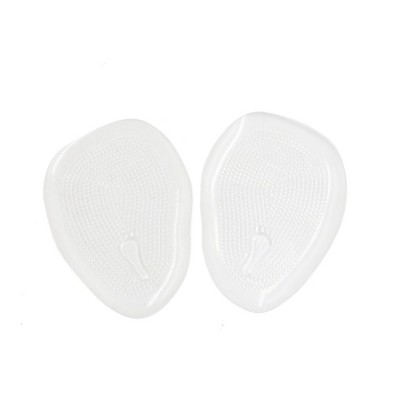 Unique Bargains 2pcs Transparent Silicone Gel Forefoot Insole Pads High ...