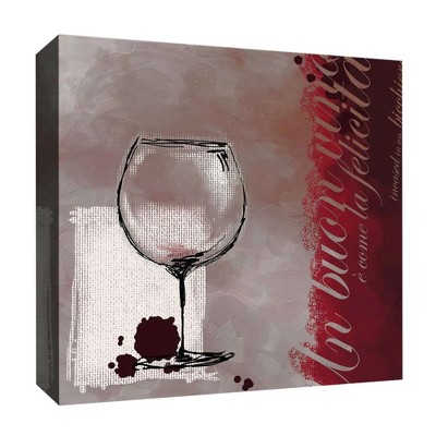 16" x 16" Wine Stain Decorative Wall Art - PTM Images