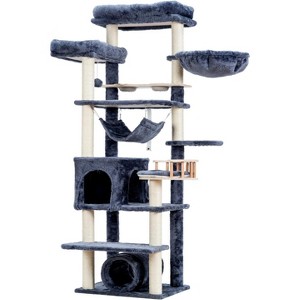 Cat Trees, Cat Towers, Cat Houses, Cat Playgrounds, Large Cat Apartments with Platforms, Tunnels, and Small Houses for Cats to Play and Rest - 1 of 4