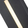 C Cattleya 2-Light Matte Black Integrated LED Hardwired Outdoor Wall Light with Frosted Glass Shade - 3 of 4
