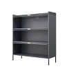 DOMETOUR 3 Tier Pantry Storage Cabinet Baker Racks Kitchen Pantry Storage Cabinet for Kitchen - 3 of 4