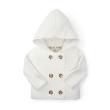 Hope & Henry Baby Faux Fur Hooded Sweater