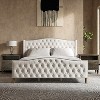 Dietrich Tufted Upholstered Bed with Headboard and Footboard | ARTFUL LIVING DESIGN - 2 of 4