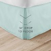 Premium Pleated Dust Ruffle Bed Skirt - Easy Fit - Becky Cameron - 3 of 4