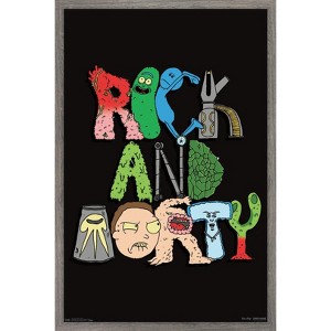 Trends International Rick And Morty - Sign Framed Wall Poster Prints - 1 of 4