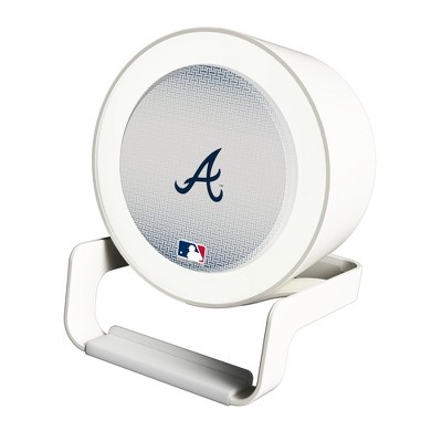 Keyscaper Atlanta Braves Linen Night Light Charger and Bluetooth Speaker