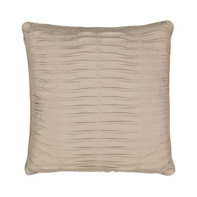 16" x 16" Bensonhurst Pleated Throw Pillow Ivory - Vue