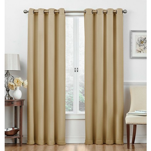 Goodgram 2 Pack: Hotel Thermal Grommet 100% Blackout Curtains - 52 In ...