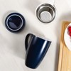 16 OZ Teacup, Ceramic Tea Cup with Removable Stainless Steel Infuser and Lid, Microwave and Dishwasher Safe, A Great Tea Gift for Tea drinkers - 3 of 4