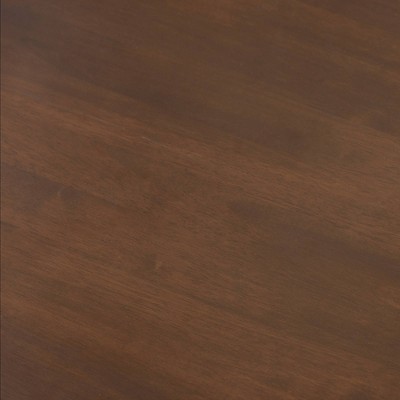 Mozaika Dark Brown Wood & Black Faux-Leather 5-Piece Dining Set