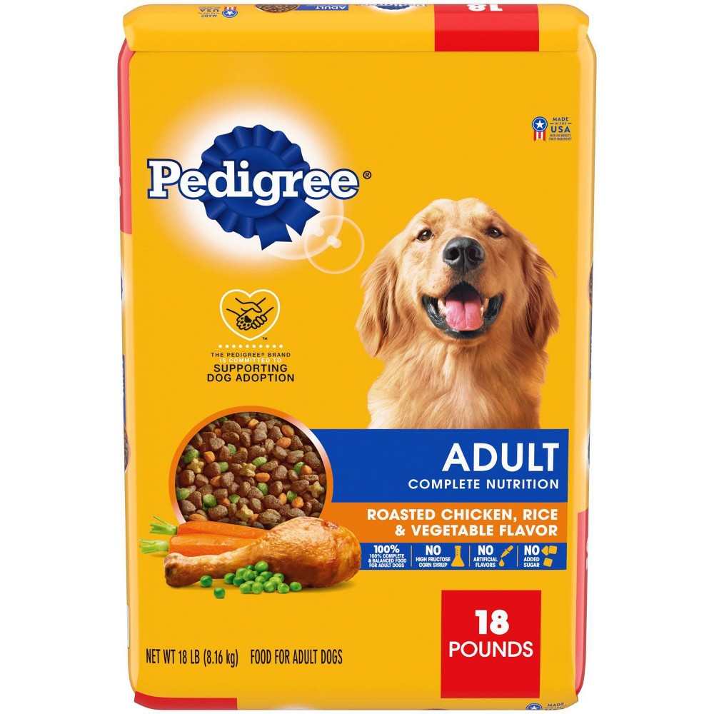 UPC 023100103396 product image for Pedigree Roasted Chicken, Rice & Vegetable Flavor Adult Complete Nutrition Dry D | upcitemdb.com