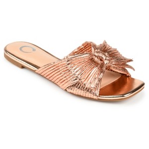 Journee Women's Serlina Flat Sandals - 1 of 4