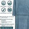 PAVILIA Wearable Blanket with Sleeves and Foot Pockets, Fleece Warm Snuggle Pocket Sleeved Throw for Women Men Adults - 4 of 4