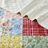 Peace Nest Soft Printed Coverlet Set Floral Geometric Bedspread, Modern Reversible Quilt and Shams Set - 4 of 4