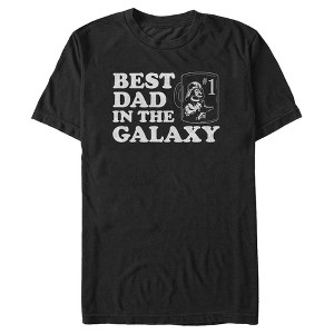 Men's Star Wars: A New Hope Darth Vader Best Dad in the Galaxy Mug T-Shirt - 1 of 4