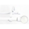 Urbanest Crystal Ball Manhattan 1-inch 3-4 inch Double Drapery Curtain Window Rod Set - 2 of 4