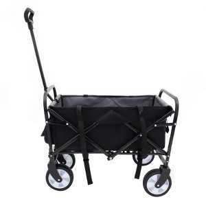 LOVMOR Minimeetall Multi-use Bag,Collapsible Foldable Wagon Cart Beach Wagon Heavy Duty Utility Cart Utility Wagon Grocery Cart for for Camping 3pcs plastic Liner bag /Cover - 1 of 4