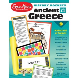 History Pockets: Ancient Greece, Grade 4 - 6 Teacher Resource - by  Evan-Moor Educational Publishers (Paperback) - 1 of 1