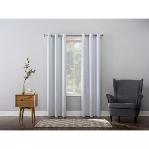 Sun Zero Norwich Curtains White Blackout 80 in. W X 84 in. L - 1 of 1