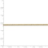 Black Bow Jewelry 1.5mm 14k Yellow Gold Hollow Round Box Chain Necklace - 4 of 4