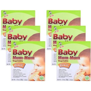 Hot Kid Baby Mum-Mum Vegetable Rice Husks - Case of 6/1.76 oz - 1 of 4