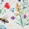 Saro Lifestyle Bright Bumble Bee Floral Outdoor Pillow with Poly Fill, 18"x18", Multicolored - 3 of 4