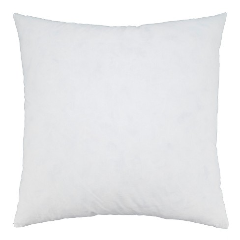 Saro Lifestyle Down Feather Cotton Pillow Insert White 23