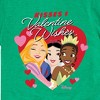 Girls' - Disney Princess - Kisses and Valentine Wishes Short Sleeve Graphic T-Shirt - 2 of 4
