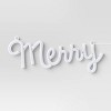 LED Battery Operated Neon Merry Hangable Sign Red - Wondershop™ - 3 of 4