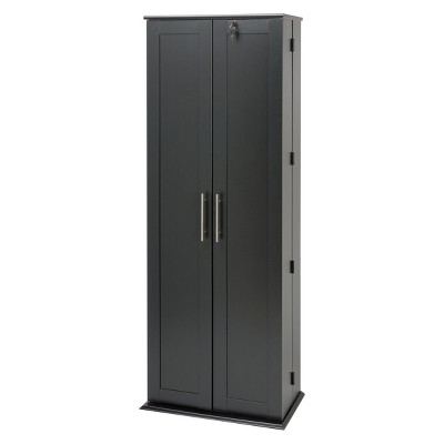 Locking shop media cabinet