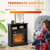 Kumasinova 27" Electric Fireplace with Remote Control,Freestanding Heater Stove Fireplace with Realistic Flame Effect for Living Room,Bedroom - 3 of 4