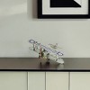 HomeRoots 5" Blue and Gray Metal Hand Painted Model Airplane - 2 of 4