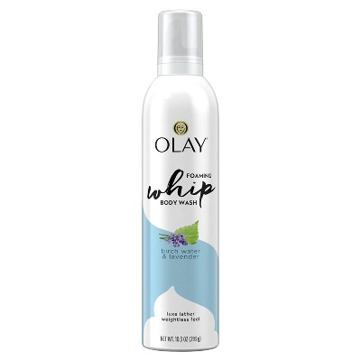 Olay Purifying Birch Water & Lavender Scent Foaming Whip Body Wash for Women - 10.3oz