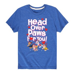 Boys' - Paw Patrol - Head Over Paws For You Short Sleeve Graphic T-Shirt - 1 of 4